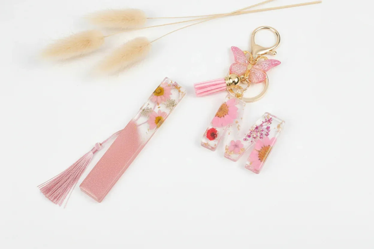 Pack Letra - Llavero + Guardapáginas - 🇪🇸 Family Epoxy 🇪🇸