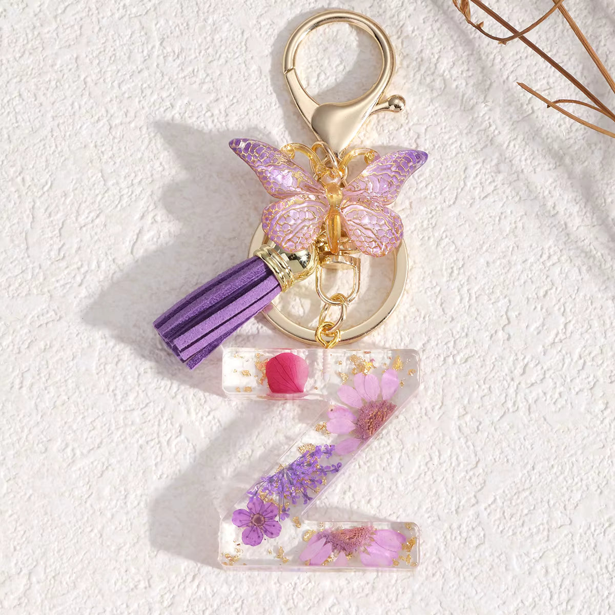 Llavero Flores Moradas - 🇪🇸 Family Epoxy 🇪🇸