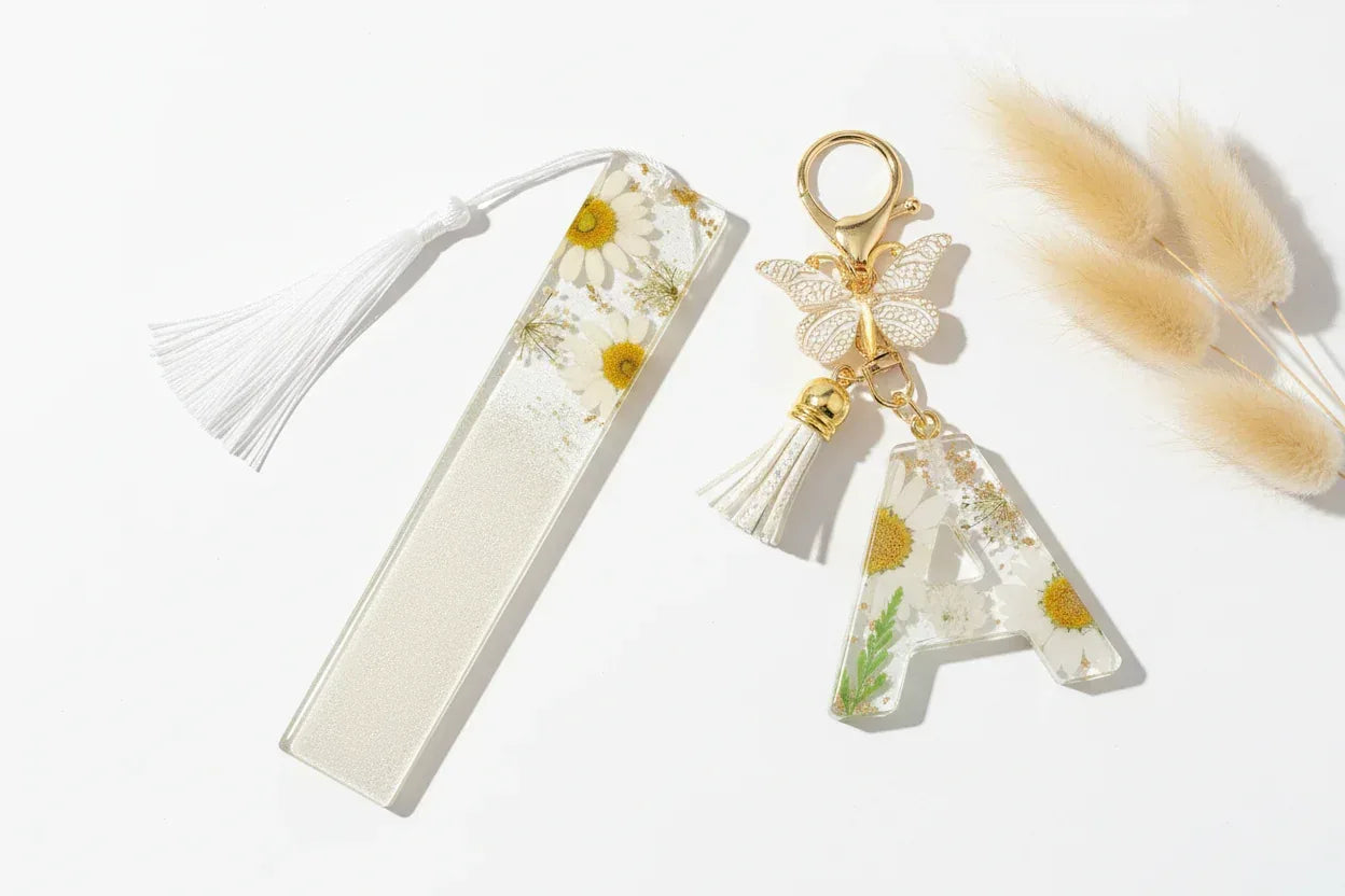 Pack Letra - Llavero + Guardapáginas - 🇪🇸 Family Epoxy 🇪🇸