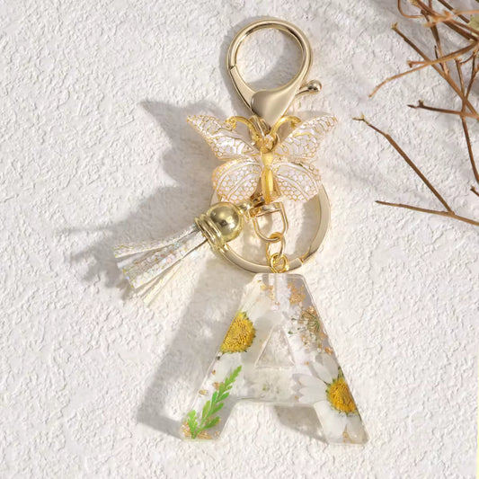 Llavero Flores Blancas - 🇪🇸 Family Epoxy 🇪🇸