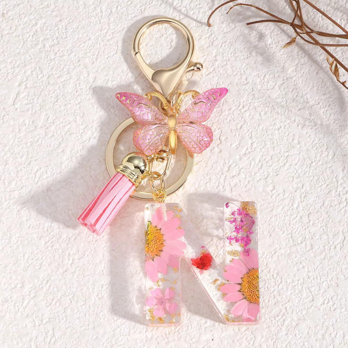 Llavero Flores Rosas - 🇪🇸 Family Epoxy 🇪🇸