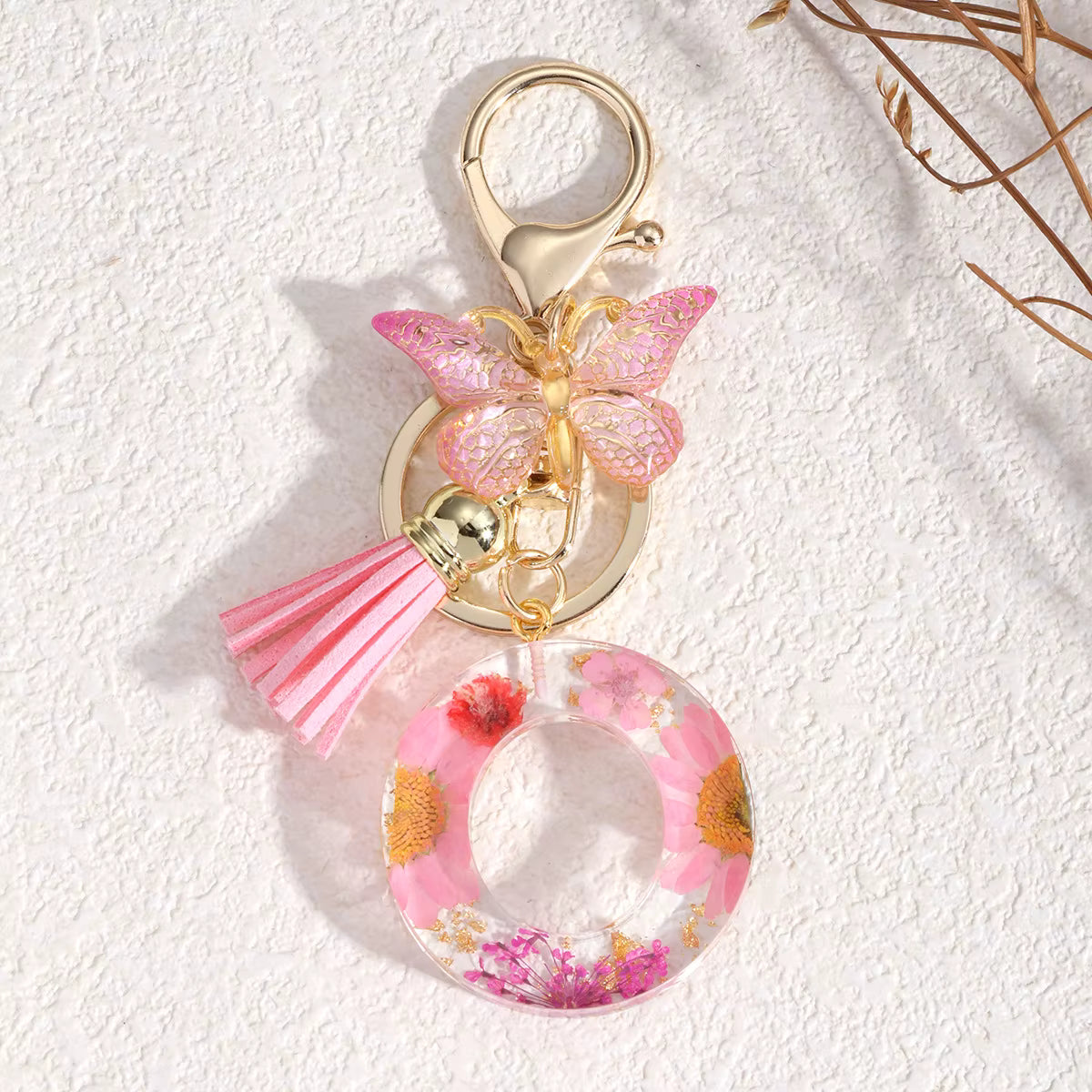 Llavero Flores Rosas - 🇪🇸 Family Epoxy 🇪🇸