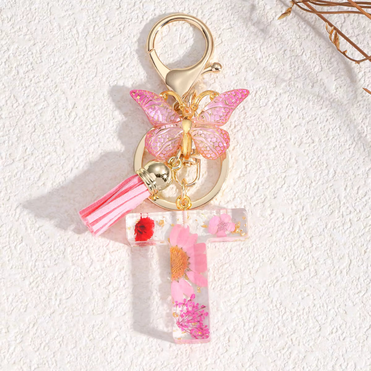 Llavero Flores Rosas - 🇪🇸 Family Epoxy 🇪🇸