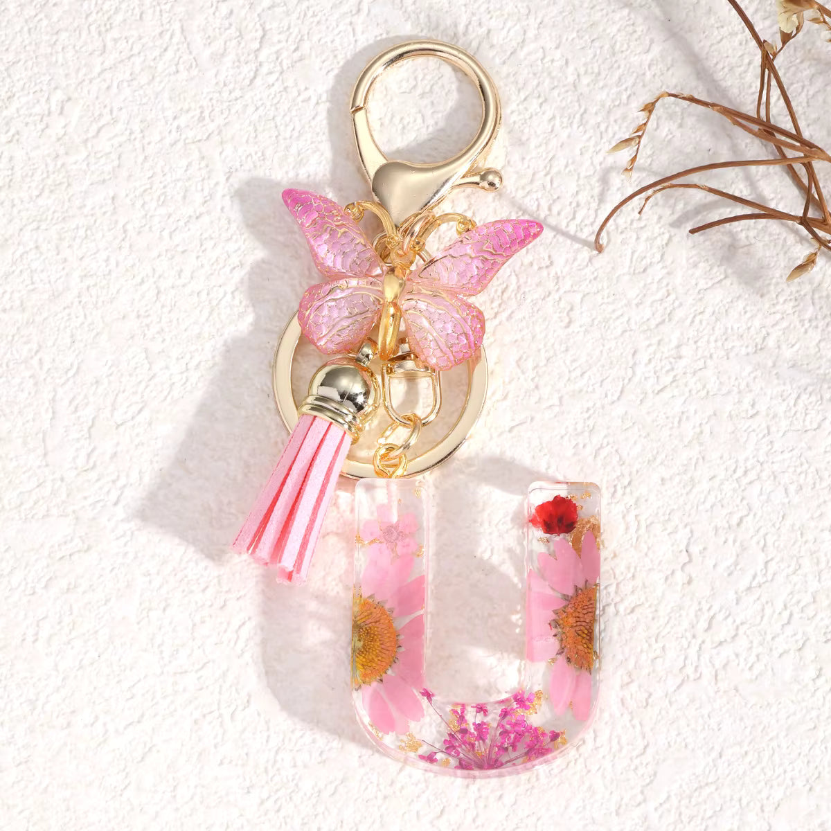 Llavero Flores Rosas - 🇪🇸 Family Epoxy 🇪🇸