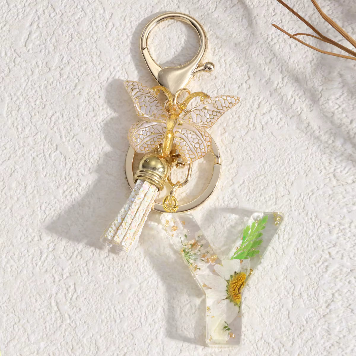 Llavero Flores Blancas - 🇪🇸 Family Epoxy 🇪🇸